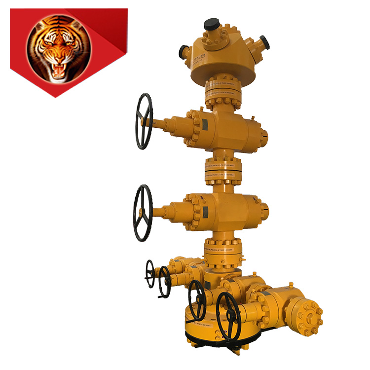 Tigerrig API 16A wellhead equipment Christmas tree connect with valve  for oilfield drilling in the drilling rig