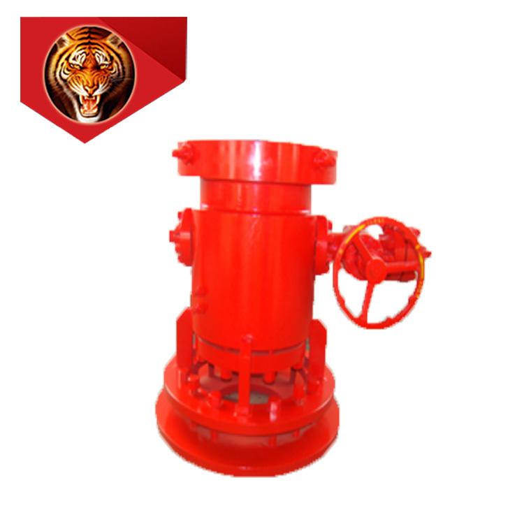 Tigerrig drilling spool for drilling adapterwellhead double casing head