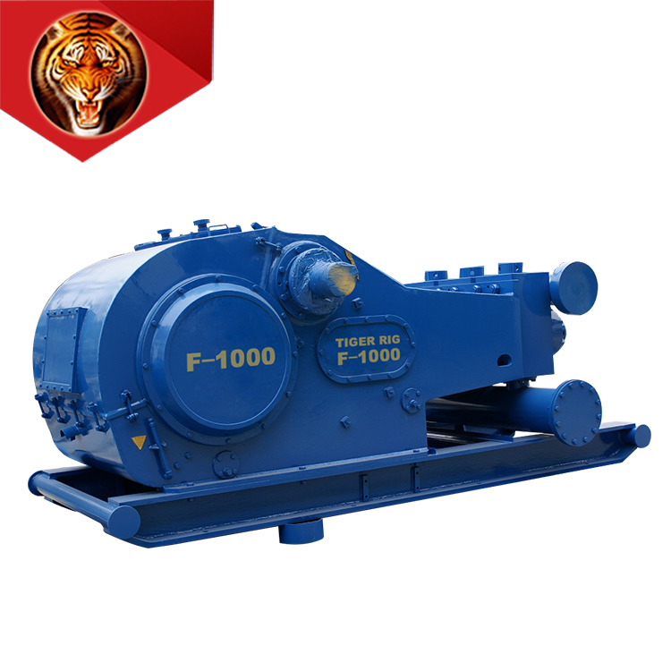 Tigerrig good package high quality F1000 drill mud pump 