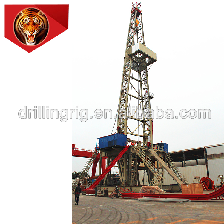 Tiger rig manufacture  long work wife ZJ70D drilling rig 