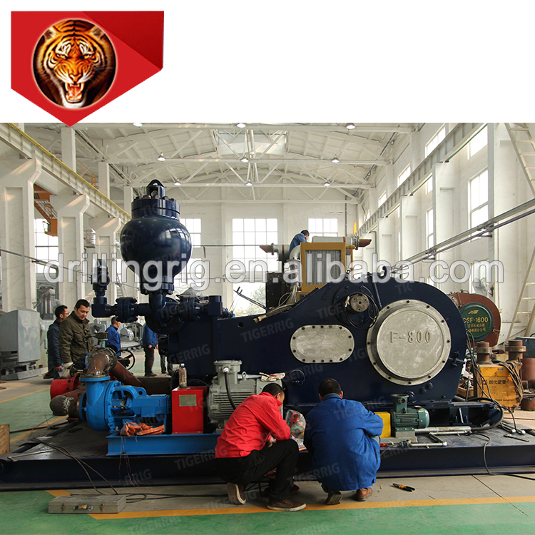 Tiger Rig Delivery to Australia TDC Drill Company F800 Mud Pump +CMS Diesel Engine Pneumatic Clutch Pulley V Belt Drive Mud Pump