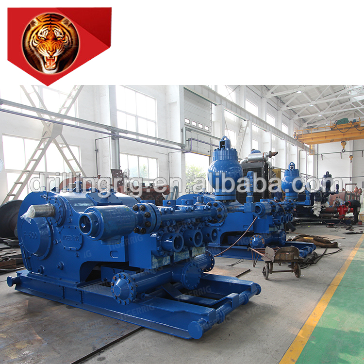 XJ650 Workover Rig Unitized F500 mud pump for drilling with Hydraulic Coupling Transmission