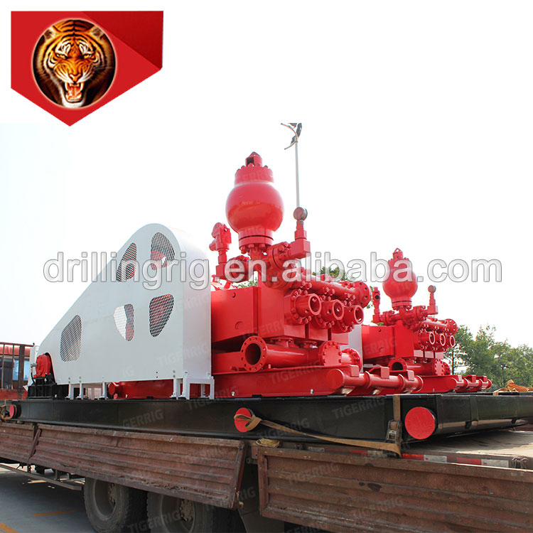 TIGER RIG Plant  Delivery to America C18 540HP Engine Drive F500 Drilling Mud Pump